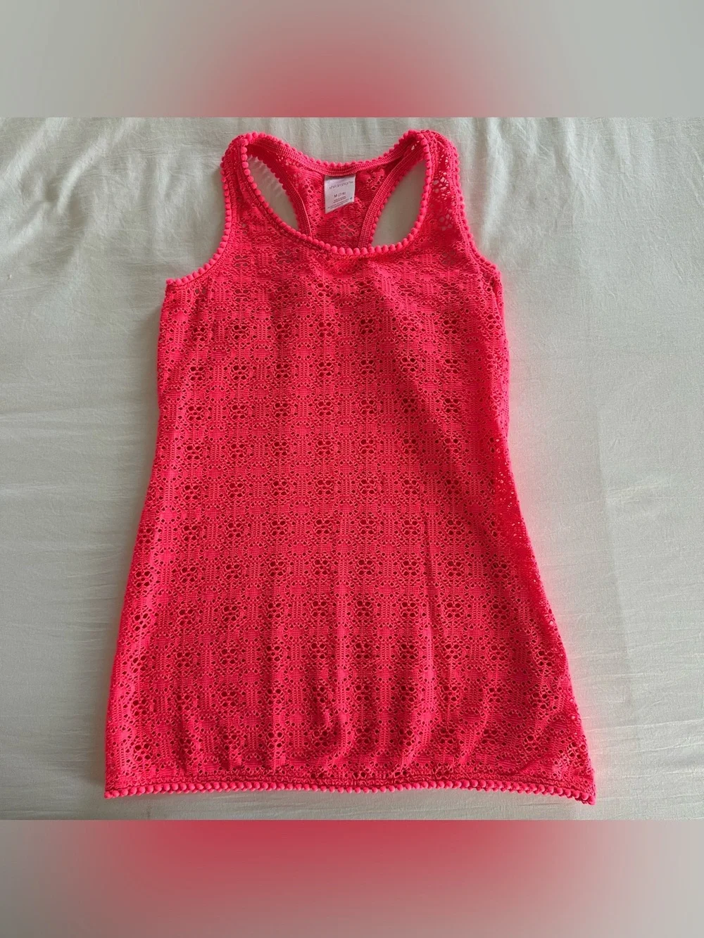 Girls Neon Xhilaration Swimsuit Cover Up M 7/8